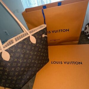Louis Vuitton Brown Monogram Tote Bag